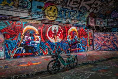 Graffiti straatfotografie Londen